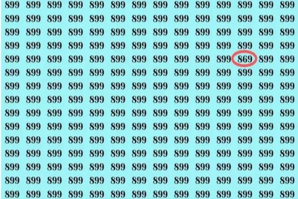 Egy szám különbözik a többitől