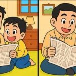 IQ teszt: találj 3 különbséget apa és fia képei között